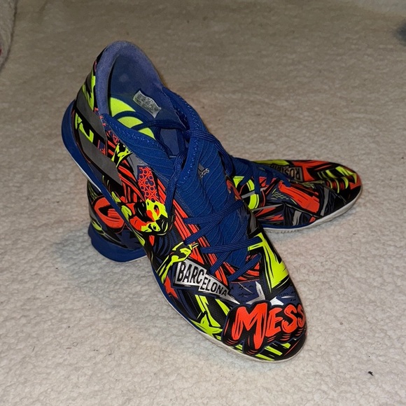 Adidas Nemeziz Messi 19.3 Turf J Multi Colored Shoes Size 11 - Picture 1 of 9
